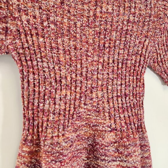 Vintage Taimaru Polyester Mod Pink Dress XXS Stretchy - Picture 2 of 7